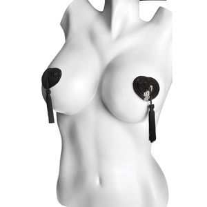Heart Pasties- Coquette - 1736 - Black